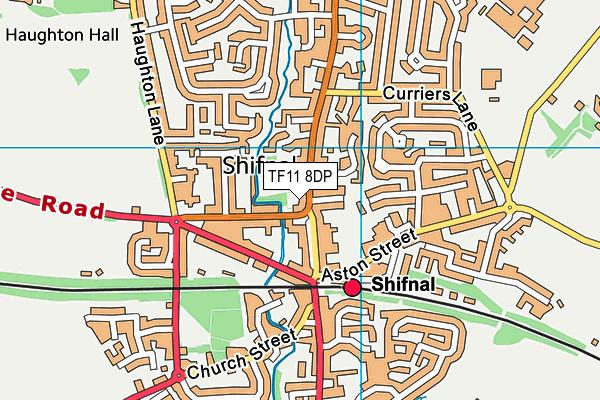 TF11 8DP map - OS VectorMap District (Ordnance Survey) TF11 8DP map - OS VectorMap District (Ordnance Survey)
