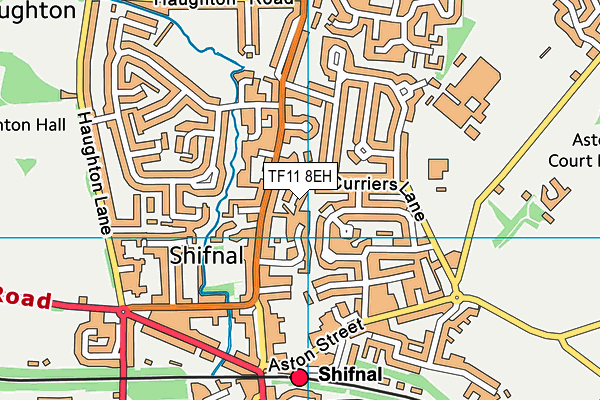 TF11 8EH map - OS VectorMap District (Ordnance Survey) TF11 8EH map - OS VectorMap District (Ordnance Survey)