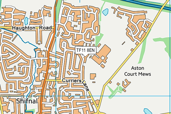 TF11 8EN map - OS VectorMap District (Ordnance Survey) TF11 8EN map - OS VectorMap District (Ordnance Survey)
