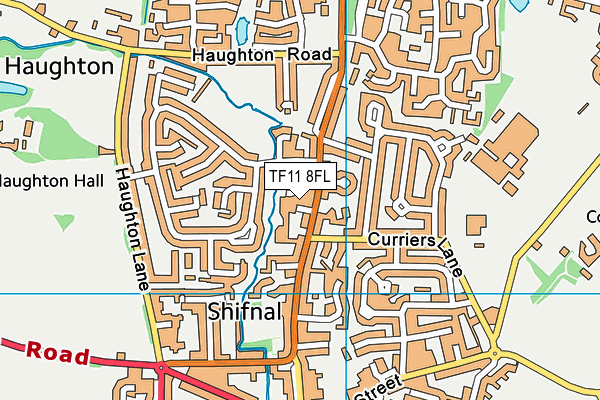 TF11 8FL map - OS VectorMap District (Ordnance Survey) TF11 8FL map - OS VectorMap District (Ordnance Survey)