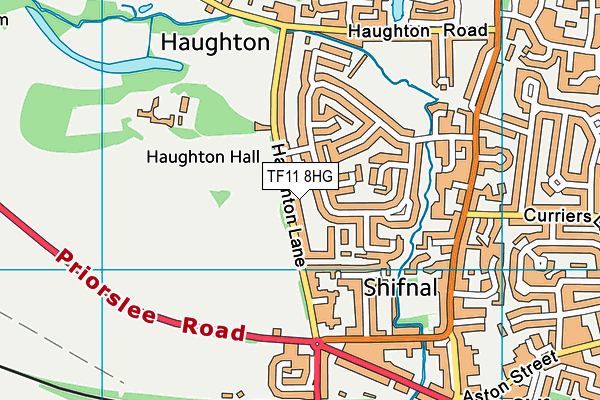 TF11 8HG map - OS VectorMap District (Ordnance Survey) TF11 8HG map - OS VectorMap District (Ordnance Survey)