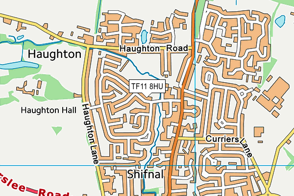 TF11 8HU map - OS VectorMap District (Ordnance Survey) TF11 8HU map - OS VectorMap District (Ordnance Survey)