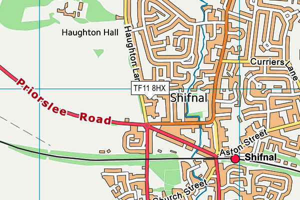 TF11 8HX map - OS VectorMap District (Ordnance Survey) TF11 8HX map - OS VectorMap District (Ordnance Survey)