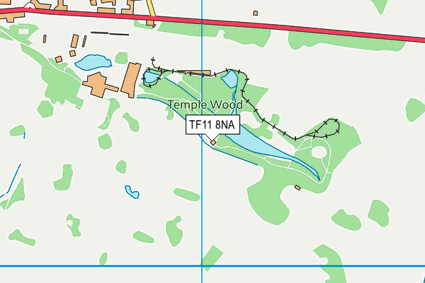 TF11 8NA map - OS VectorMap District (Ordnance Survey) TF11 8NA map - OS VectorMap District (Ordnance Survey)