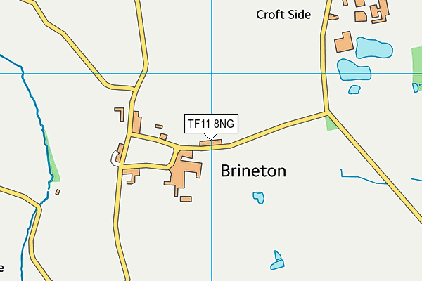 TF11 8NG map - OS VectorMap District (Ordnance Survey) TF11 8NG map - OS VectorMap District (Ordnance Survey)