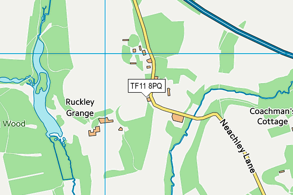 TF11 8PQ map - OS VectorMap District (Ordnance Survey) TF11 8PQ map - OS VectorMap District (Ordnance Survey)