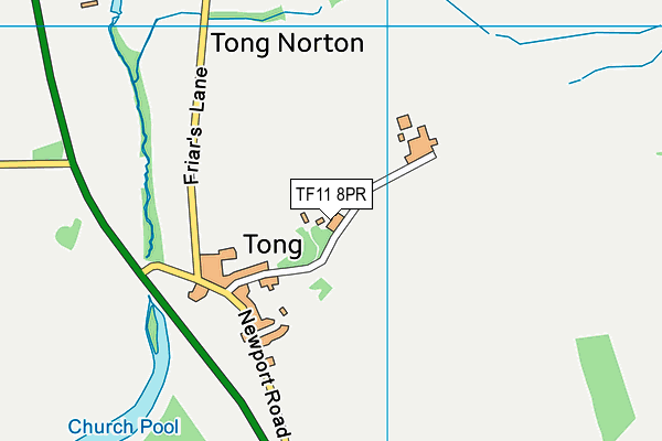 TF11 8PR map - OS VectorMap District (Ordnance Survey) TF11 8PR map - OS VectorMap District (Ordnance Survey)