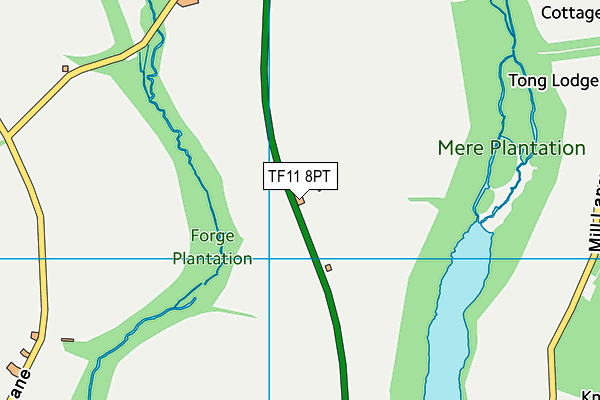 TF11 8PT map - OS VectorMap District (Ordnance Survey) TF11 8PT map - OS VectorMap District (Ordnance Survey)