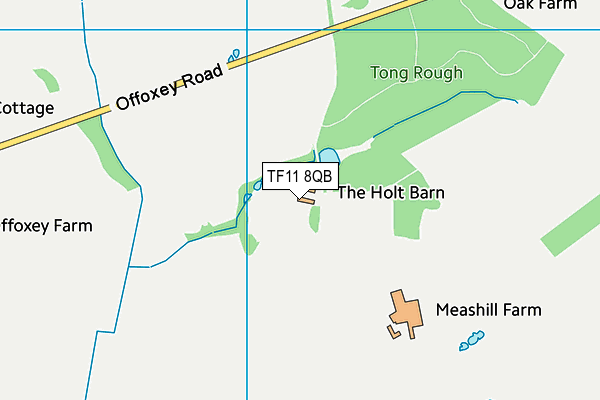 TF11 8QB map - OS VectorMap District (Ordnance Survey) TF11 8QB map - OS VectorMap District (Ordnance Survey)