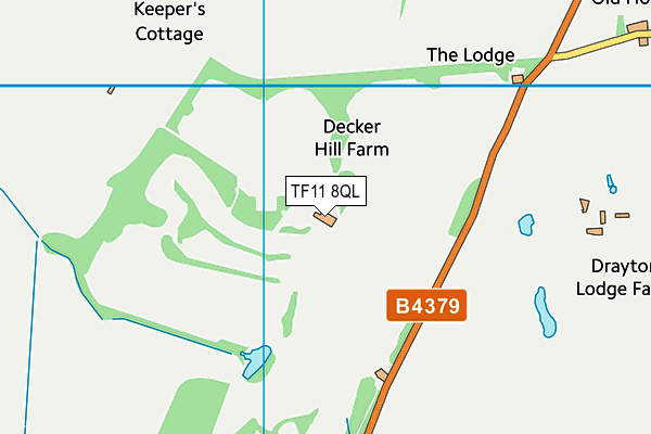 TF11 8QL map - OS VectorMap District (Ordnance Survey) TF11 8QL map - OS VectorMap District (Ordnance Survey)