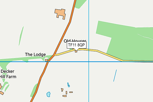 TF11 8QP map - OS VectorMap District (Ordnance Survey) TF11 8QP map - OS VectorMap District (Ordnance Survey)