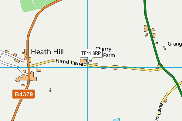 TF11 8RP map - OS VectorMap District (Ordnance Survey) TF11 8RP map - OS VectorMap District (Ordnance Survey)