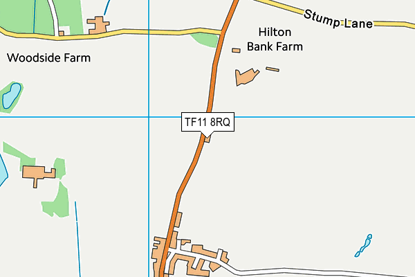 TF11 8RQ map - OS VectorMap District (Ordnance Survey)