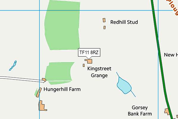 TF11 8RZ map - OS VectorMap District (Ordnance Survey) TF11 8RZ map - OS VectorMap District (Ordnance Survey)