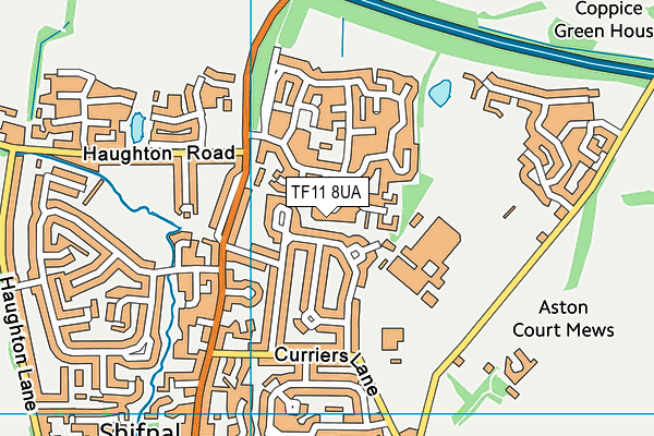 TF11 8UA map - OS VectorMap District (Ordnance Survey) TF11 8UA map - OS VectorMap District (Ordnance Survey)
