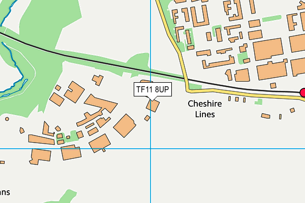 TF11 8UP map - OS VectorMap District (Ordnance Survey) TF11 8UP map - OS VectorMap District (Ordnance Survey)