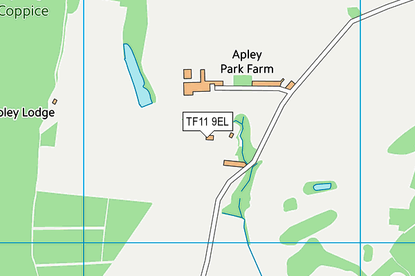 TF11 9EL map - OS VectorMap District (Ordnance Survey) TF11 9EL map - OS VectorMap District (Ordnance Survey)