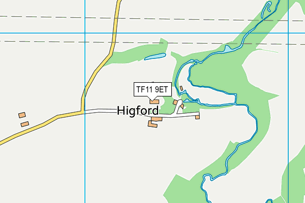 TF11 9ET map - OS VectorMap District (Ordnance Survey) TF11 9ET map - OS VectorMap District (Ordnance Survey)