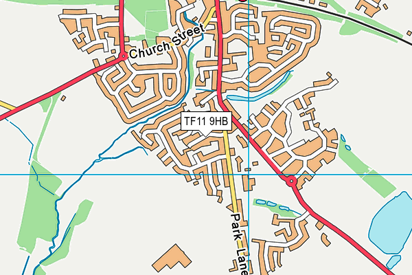 TF11 9HB map - OS VectorMap District (Ordnance Survey) TF11 9HB map - OS VectorMap District (Ordnance Survey)