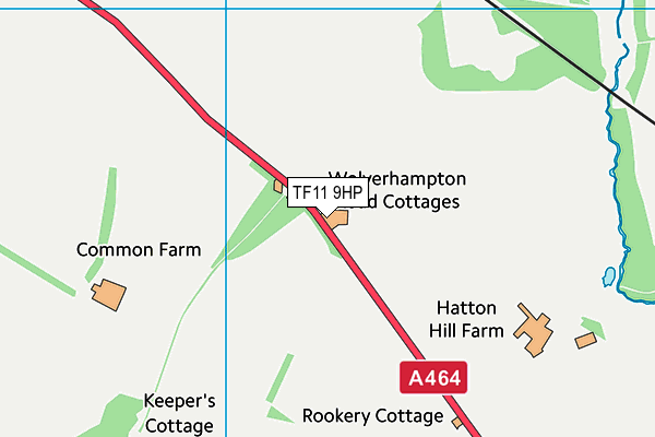 TF11 9HP map - OS VectorMap District (Ordnance Survey) TF11 9HP map - OS VectorMap District (Ordnance Survey)