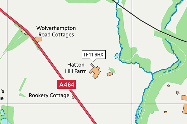 TF11 9HX map - OS VectorMap District (Ordnance Survey) TF11 9HX map - OS VectorMap District (Ordnance Survey)