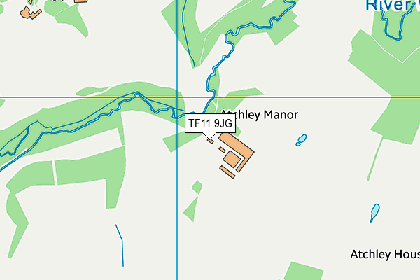 TF11 9JG map - OS VectorMap District (Ordnance Survey) TF11 9JG map - OS VectorMap District (Ordnance Survey)