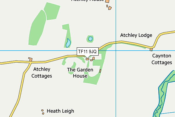 TF11 9JQ map - OS VectorMap District (Ordnance Survey) TF11 9JQ map - OS VectorMap District (Ordnance Survey)