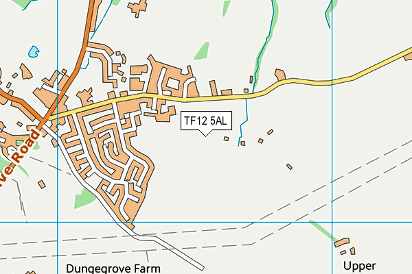 TF12 5AL map - OS VectorMap District (Ordnance Survey) TF12 5AL map - OS VectorMap District (Ordnance Survey)