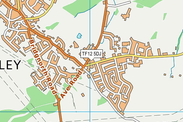 TF12 5DJ map - OS VectorMap District (Ordnance Survey) TF12 5DJ map - OS VectorMap District (Ordnance Survey)