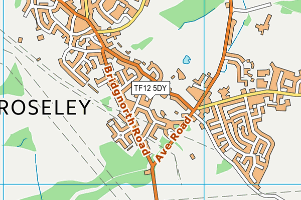 TF12 5DY map - OS VectorMap District (Ordnance Survey) TF12 5DY map - OS VectorMap District (Ordnance Survey)
