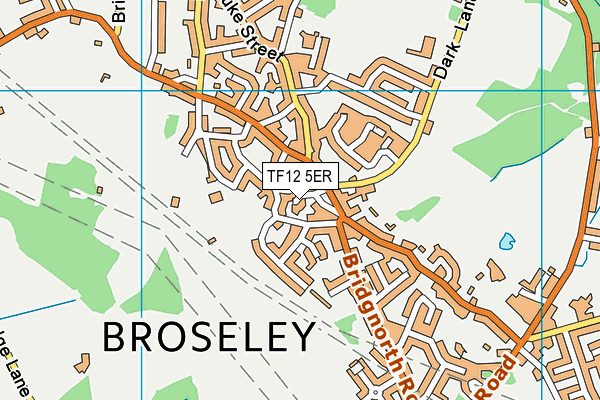 TF12 5ER map - OS VectorMap District (Ordnance Survey) TF12 5ER map - OS VectorMap District (Ordnance Survey)