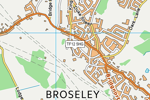 TF12 5HG map - OS VectorMap District (Ordnance Survey) TF12 5HG map - OS VectorMap District (Ordnance Survey)