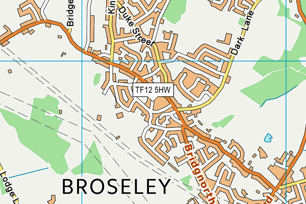TF12 5HW map - OS VectorMap District (Ordnance Survey) TF12 5HW map - OS VectorMap District (Ordnance Survey)