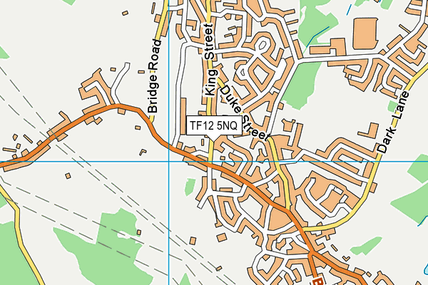 TF12 5NQ map - OS VectorMap District (Ordnance Survey) TF12 5NQ map - OS VectorMap District (Ordnance Survey)