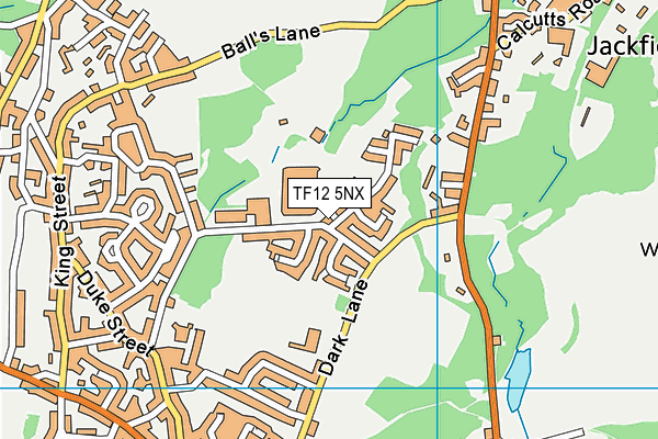 TF12 5NX map - OS VectorMap District (Ordnance Survey) TF12 5NX map - OS VectorMap District (Ordnance Survey)