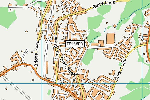 TF12 5PQ map - OS VectorMap District (Ordnance Survey) TF12 5PQ map - OS VectorMap District (Ordnance Survey)