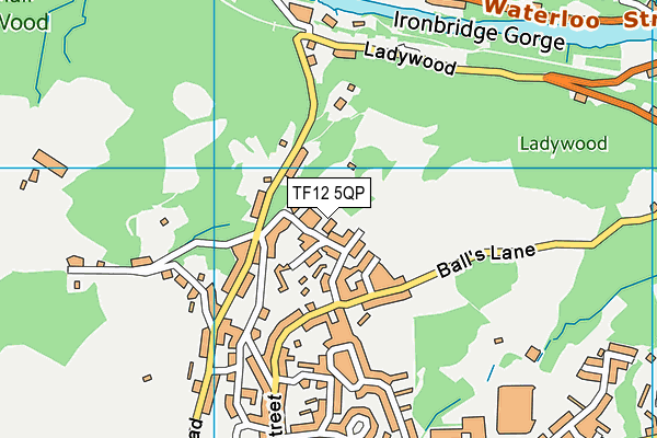 TF12 5QP map - OS VectorMap District (Ordnance Survey) TF12 5QP map - OS VectorMap District (Ordnance Survey)