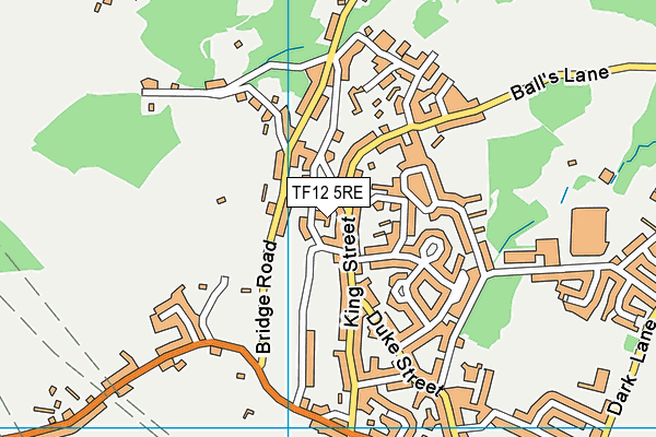TF12 5RE map - OS VectorMap District (Ordnance Survey) TF12 5RE map - OS VectorMap District (Ordnance Survey)