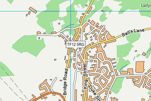 TF12 5RG map - OS VectorMap District (Ordnance Survey) TF12 5RG map - OS VectorMap District (Ordnance Survey)