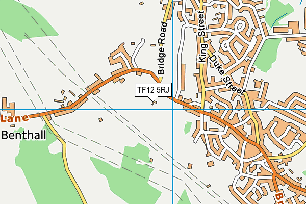 TF12 5RJ map - OS VectorMap District (Ordnance Survey) TF12 5RJ map - OS VectorMap District (Ordnance Survey)