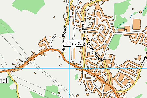 TF12 5RQ map - OS VectorMap District (Ordnance Survey) TF12 5RQ map - OS VectorMap District (Ordnance Survey)
