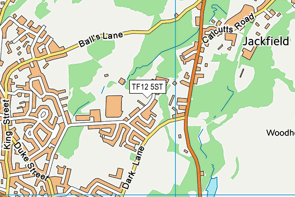 TF12 5ST map - OS VectorMap District (Ordnance Survey) TF12 5ST map - OS VectorMap District (Ordnance Survey)