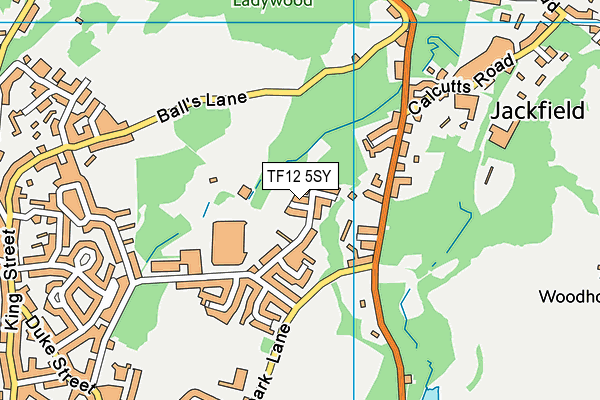TF12 5SY map - OS VectorMap District (Ordnance Survey) TF12 5SY map - OS VectorMap District (Ordnance Survey)
