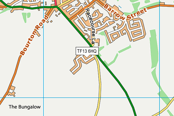TF13 6HQ map - OS VectorMap District (Ordnance Survey) TF13 6HQ map - OS VectorMap District (Ordnance Survey)