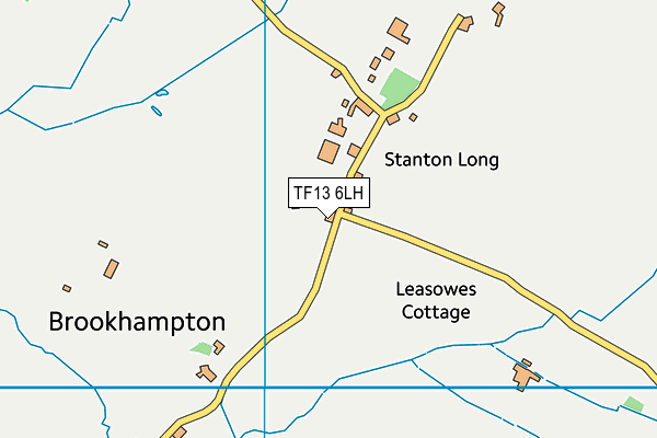 TF13 6LH map - OS VectorMap District (Ordnance Survey) TF13 6LH map - OS VectorMap District (Ordnance Survey)