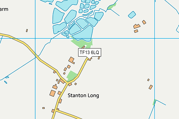 TF13 6LQ map - OS VectorMap District (Ordnance Survey) TF13 6LQ map - OS VectorMap District (Ordnance Survey)