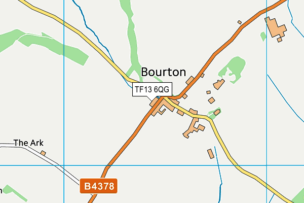 TF13 6QG map - OS VectorMap District (Ordnance Survey) TF13 6QG map - OS VectorMap District (Ordnance Survey)