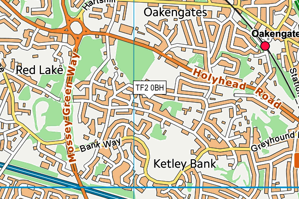 TF2 0BH map - OS VectorMap District (Ordnance Survey) TF2 0BH map - OS VectorMap District (Ordnance Survey)