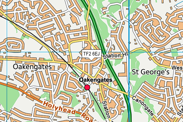 TF2 6EJ map - OS VectorMap District (Ordnance Survey) TF2 6EJ map - OS VectorMap District (Ordnance Survey)