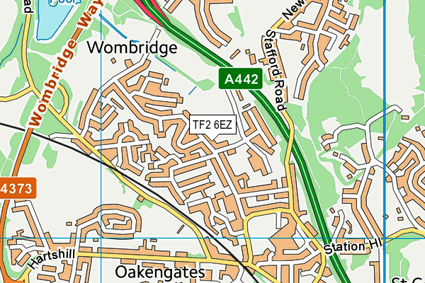TF2 6EZ map - OS VectorMap District (Ordnance Survey) TF2 6EZ map - OS VectorMap District (Ordnance Survey)